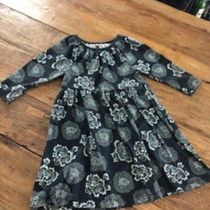 Tea Black & White Dress Kids Size 6